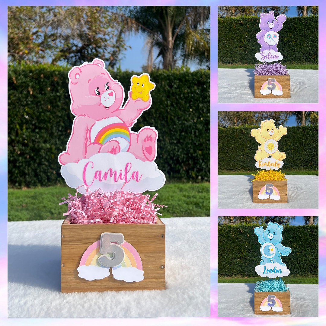 Care Bear Birthday Board, Care Bear Birthday Poster High Resolution Digital  File 