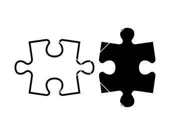 Puzzle Pieces Instant Download SVG, PNG, download digitale jpg, Puzzle Pieces Clipart, Puzzle Pieces Cut File per Cricut, Puzzle Pieces SVG