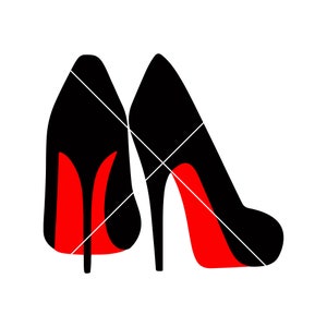 Christian Louboutin So Kate High Heels and Packaging Boxes 3D model