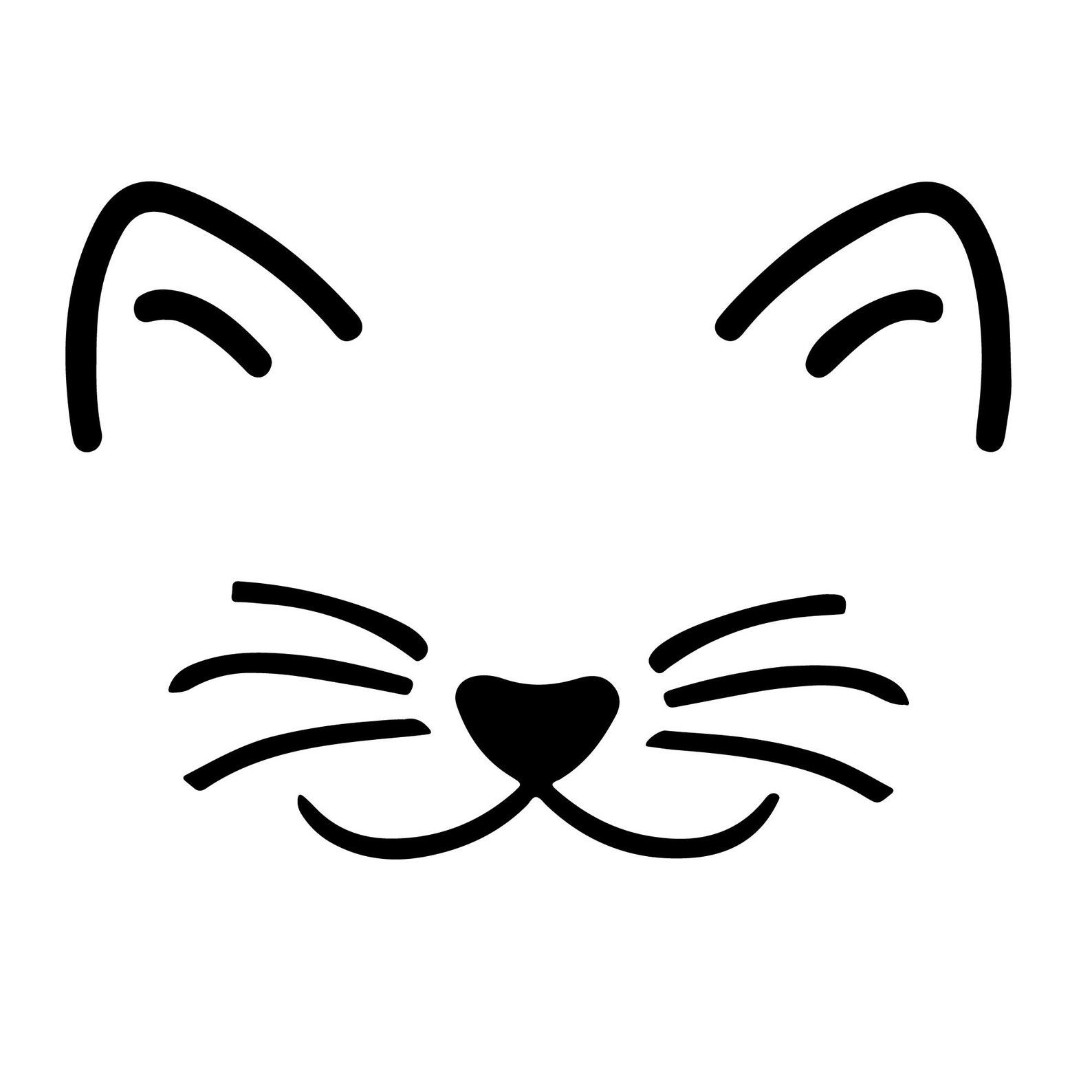 Cat Face instant Digital Download Svg Png Files Included - Etsy