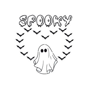 Ghost Vibes Svg, Halloween Svg, Stay Spooky Svg, Retro Halloween Svg, Freaky Ghosts, Ghost Svg, Funny Halloween png, Cute Ghost svg, Spooky