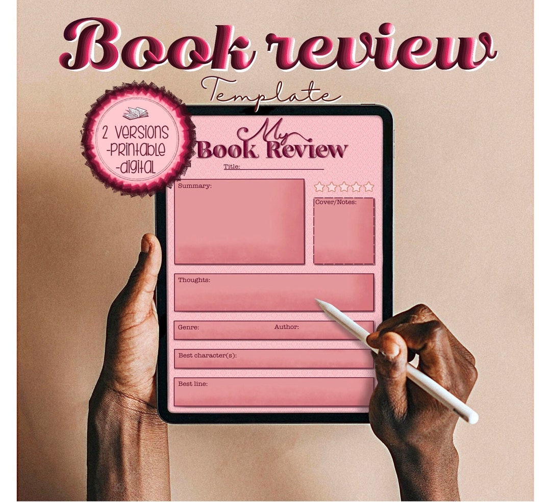 Book Review to Download | Printable | Reading | Review Template | Book ...
