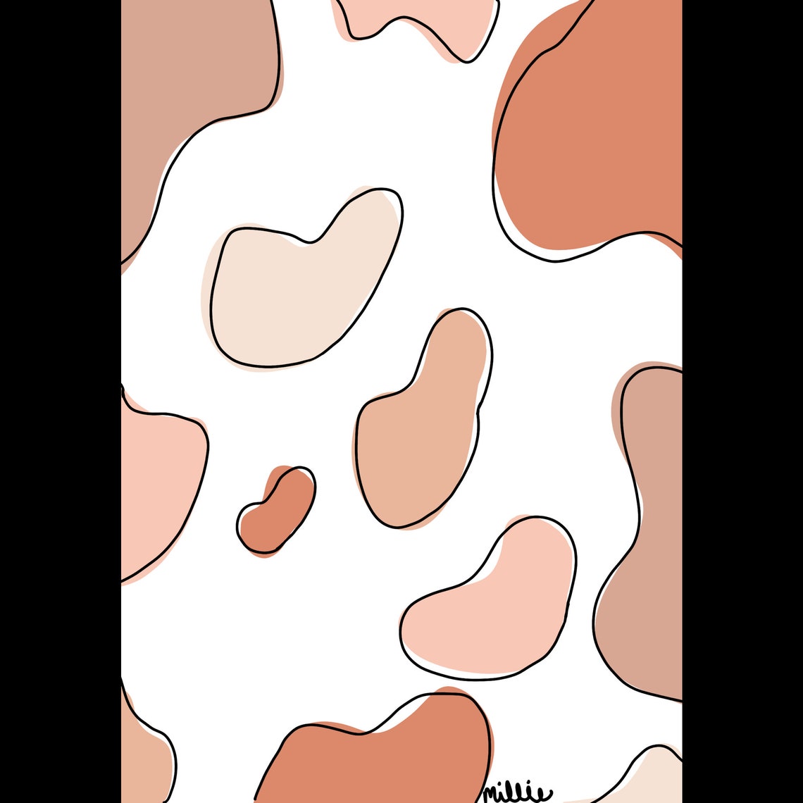 Pink Cow Print, Instant Digital Download, Png, Pfd, Jpg, Background