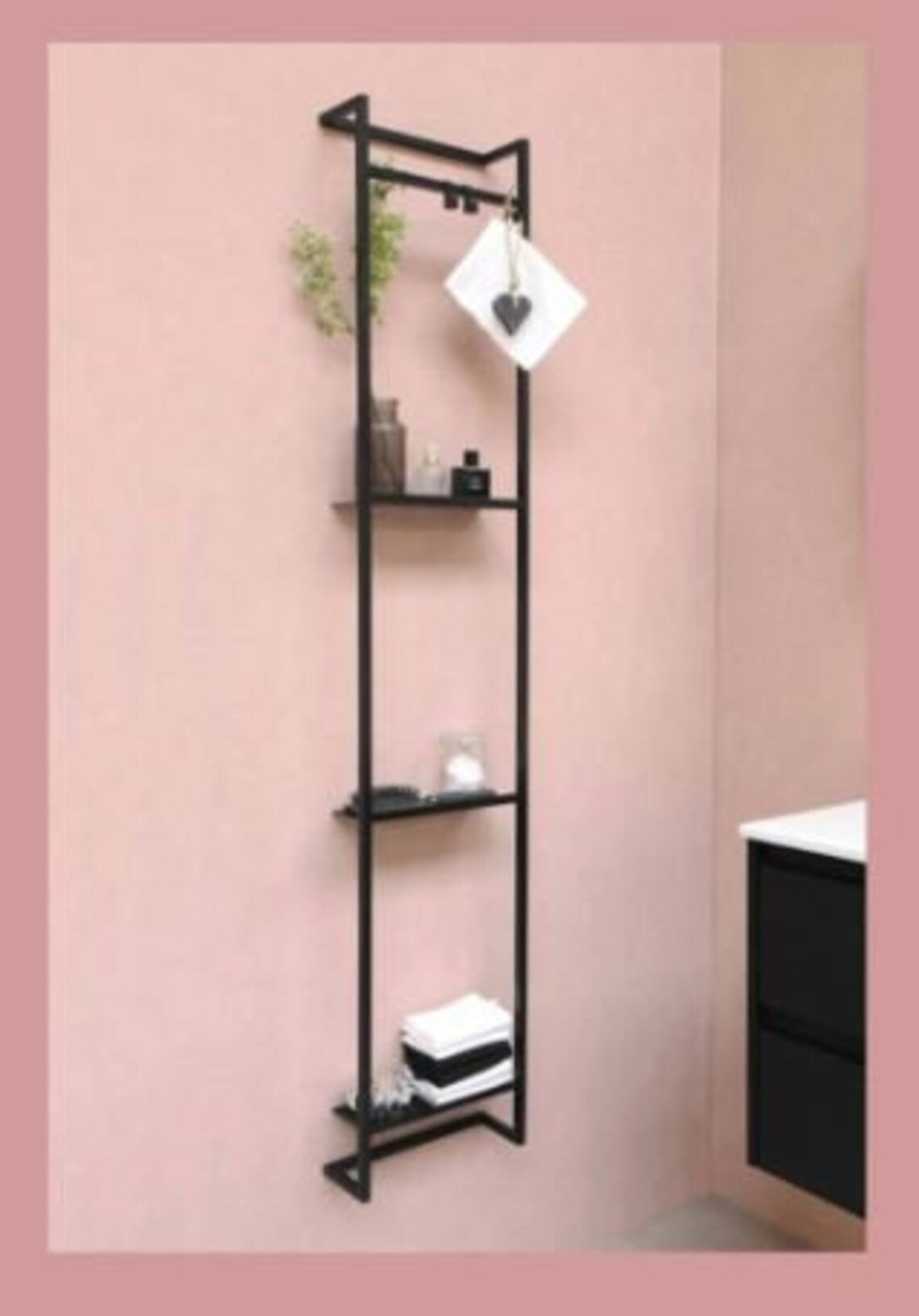 Wall Shelf Vertical Wall Shelf Vertical Towel Rack Bathroom - Etsy