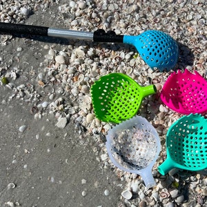 Shell Scoop, Rock Hunt Scoop, Shark Tooth Sifter, Sand Scoop, Rock Hunting, Shark Tooth Hunting, Shark Tooth, Scooper,  Rock Lover Gift