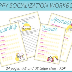 Bujo Puppy Tracker - Bujo Puppy Tracker - A5 & Letter zum Ausdrucken