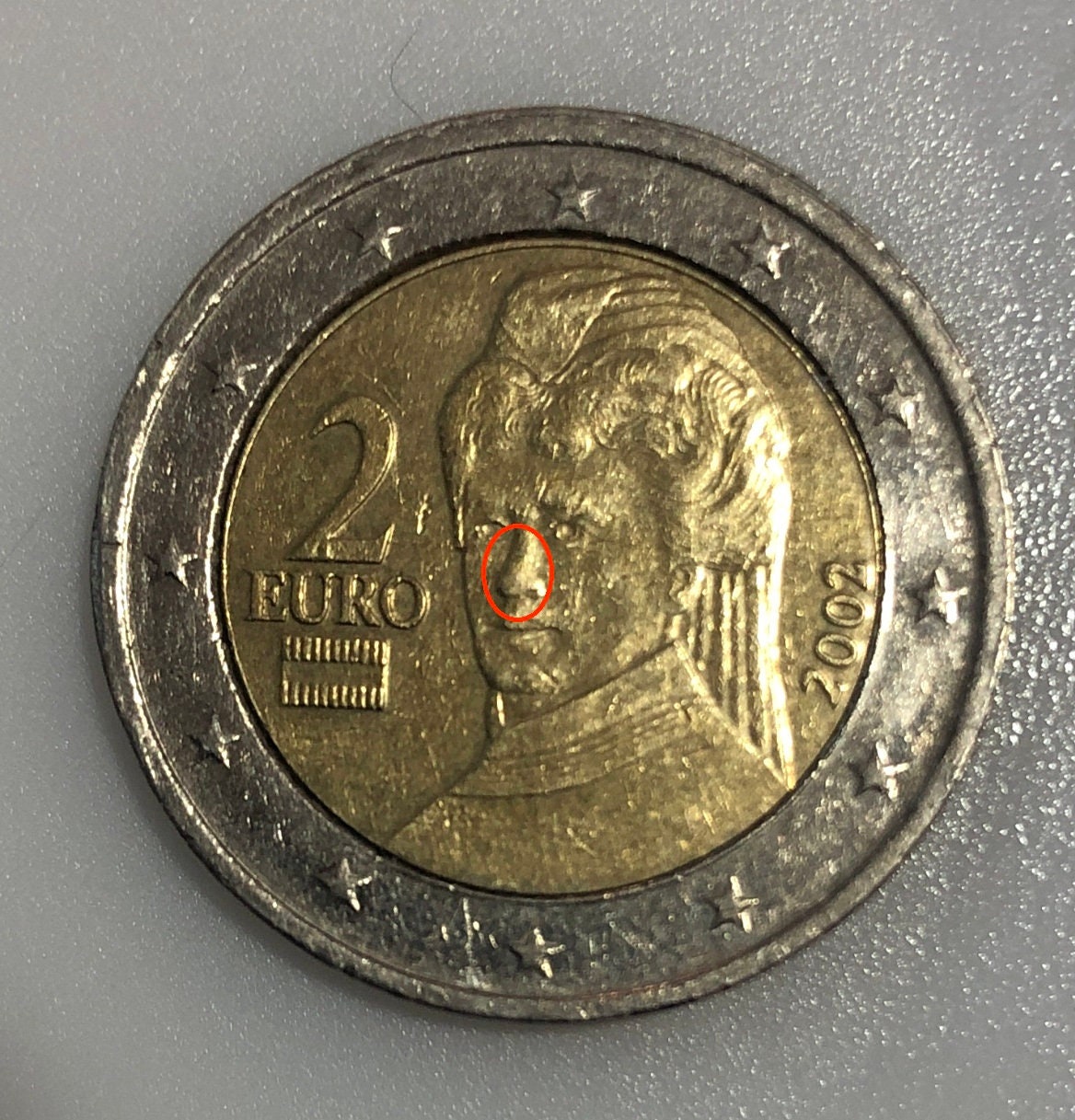 Piece De 2 Euros Bertha Von Suttner Collectible Coin of 2 Euros 2002 Bertha Von Suttner Origin - Etsy