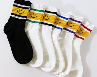 Smile On you Daily Cotton Socks for women, girls-Ultra Soft/ Training socks/ Legging outfit Socks- Premium Quality Stay Smile