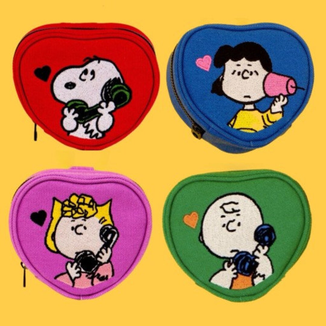 Peanuts Snoopy Mini Multi Pouch Key Ring, Bag Charm Golf Ball Pouch