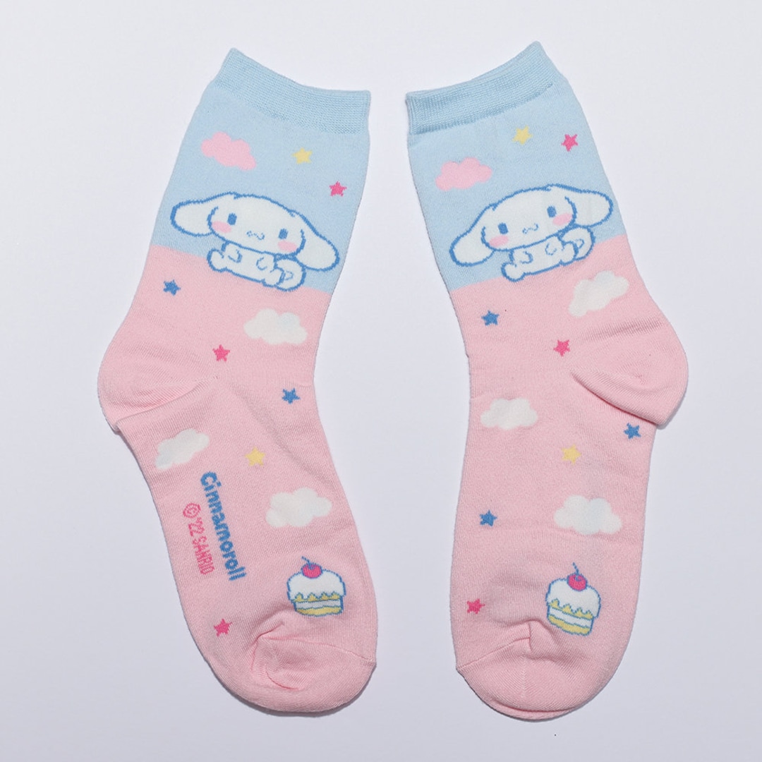 Lot De 5 Paires De Chaussettes Sanrio - Personnages Hello Kitty, Cheville Et Crew | Neuf Avec étiquettes