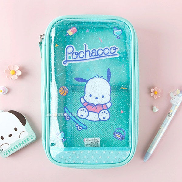 Sanrio Transparent Big Pouch Pencil Case or Makeup Cosmetic pouch-Birthday Gift