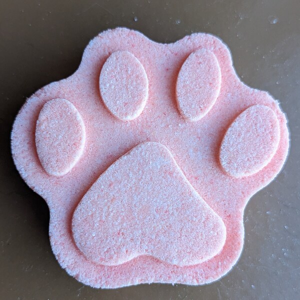 Paw Print Bath Bomb Pack of 5