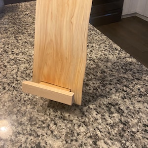 Hand crafted iPad stand