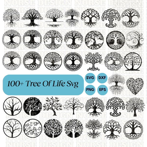 Tree Of Life Svg, Tree of life Clipart, Tree of life Svg cut files for Cricut, Celtic tree of life Svg, Tree Of Life Laser Cut File,Tree Svg