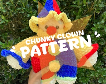 Clown Amigurumi Plush Crochet DIY Plush Toy Pattern! For Clown Enjoyers