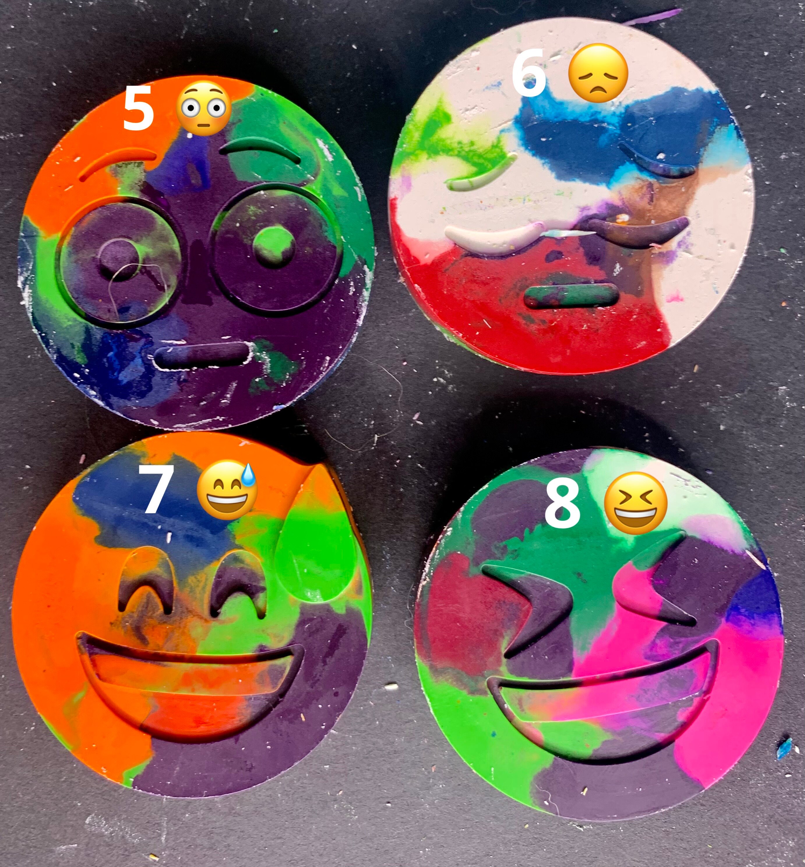 Emoji Crayons Set - Etsy