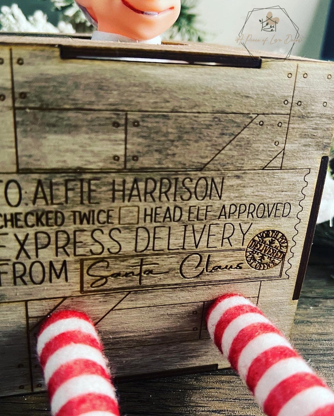 Elf Travel Box Santa Shipped the Elf Elf Surprise Box Elf - Etsy
