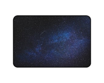 Space Starry Night Sky Desk and Mouse Pad High Resolution 12x18