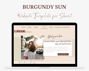 Showit Website Template | Showit Coaching Template | Showit Website | Showit Template | Showit Template for Coaches | Branding Template