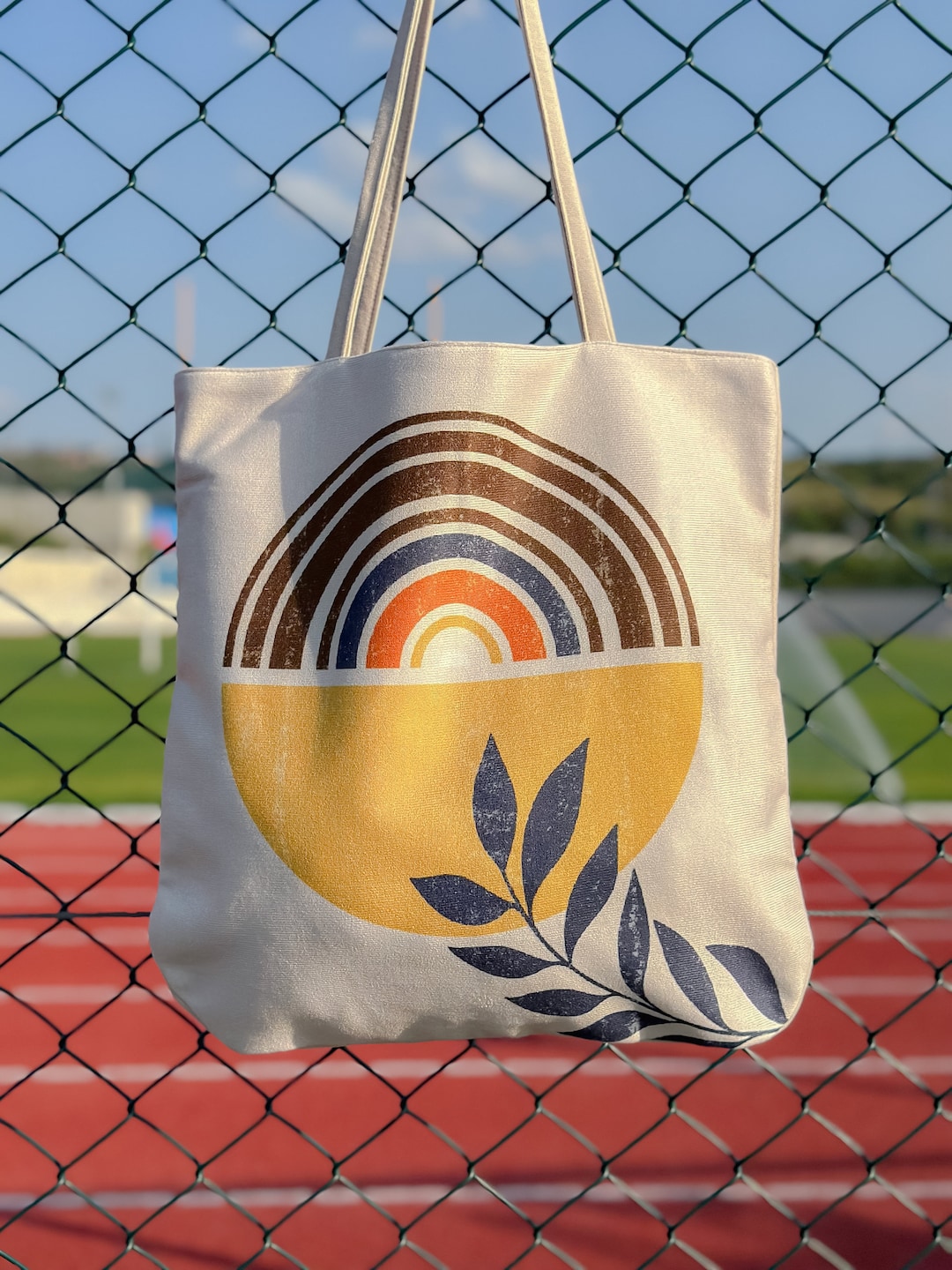 Bolso Hombro Lona Premium Bolso De Hombro De Lona De Gran Capacidad, Bolsa De Mano Plegable De Algodón Ecológico, Bolso De Hombro Reutilizable, Bolso De Comtibl DIY, Color Beige Y Blanco Tote