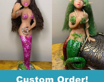 Custom Order Mermaid Figurine