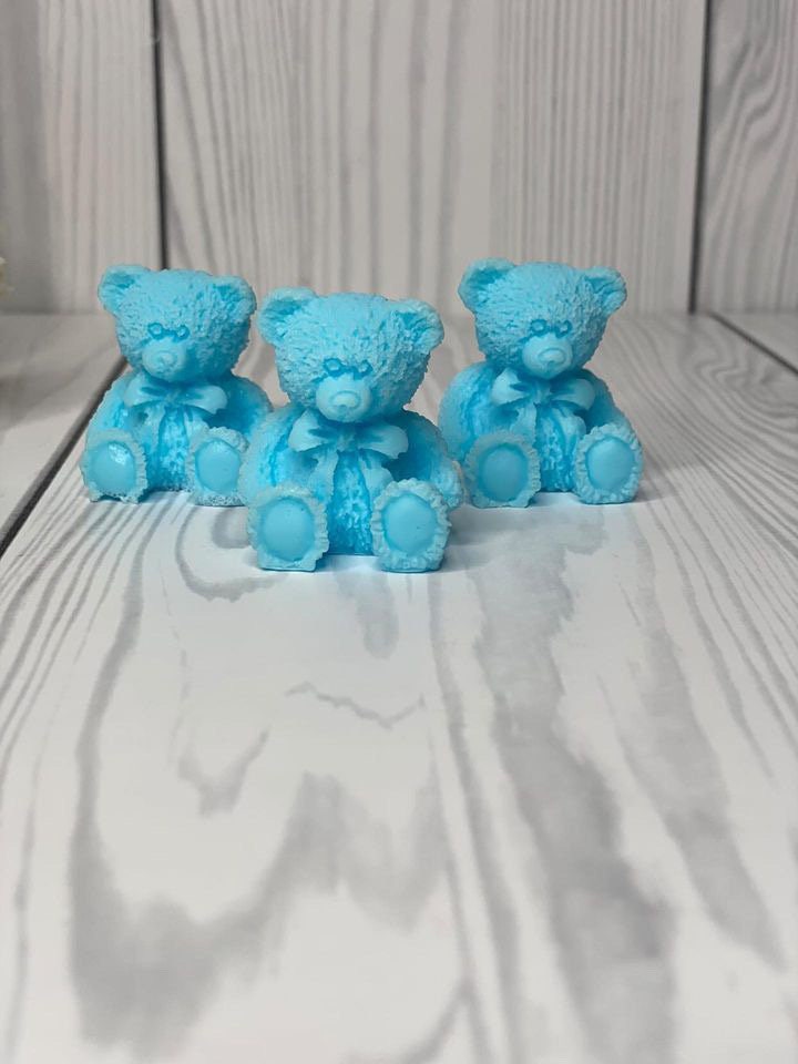 100 Teddy Bear Baby Shower Soap Favor Bear Soap Giftunique Etsy