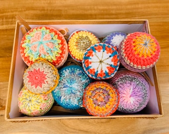 Crochet Christmas Bauble Pack