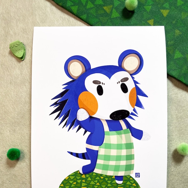 Animal Crossing Mabel Art Print