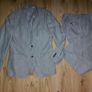 Bonobos 100% linen 2-Piece Mens Suit 42 R