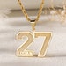 see more listings in the Sport & Number Necklace section