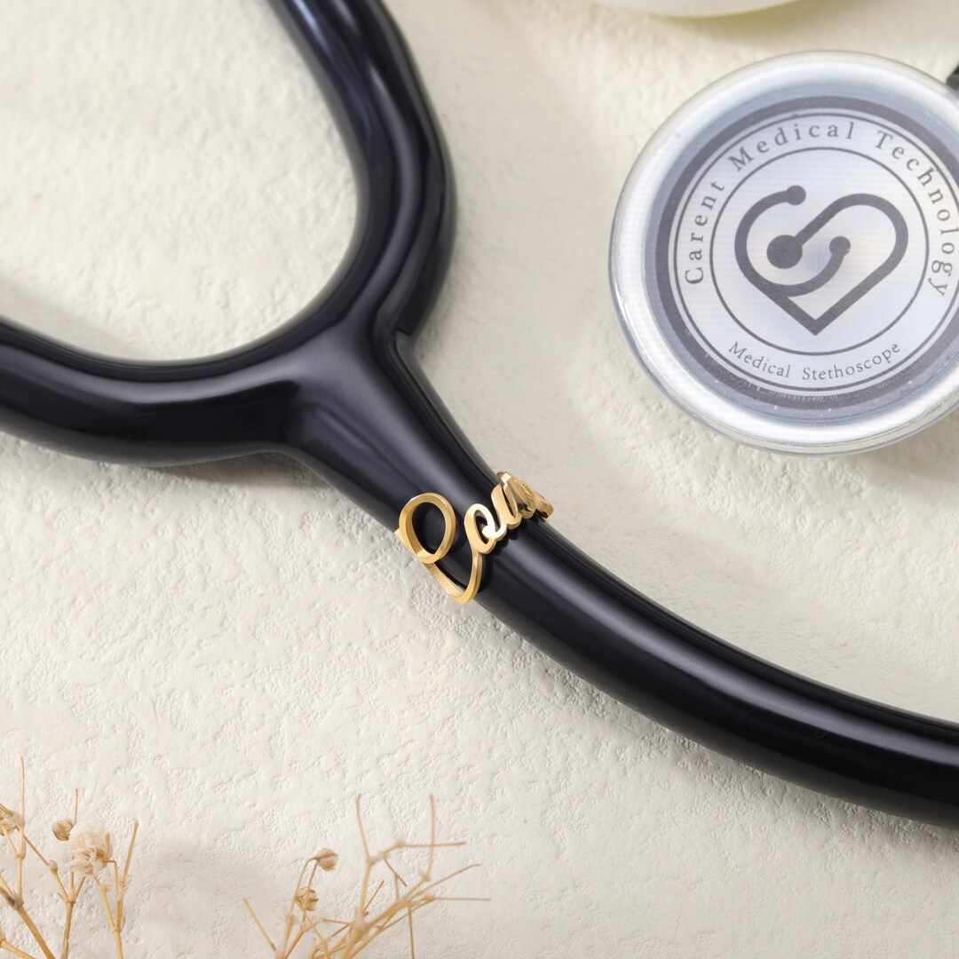 Minimalist Stethoscope ID Tagstethoscope Custom Names Tagstethoscope
