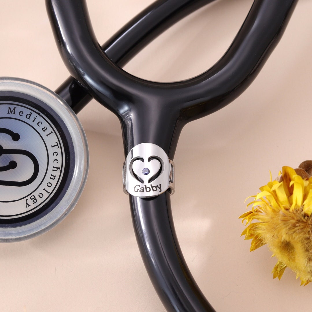 Stethoscope ID Tagstethoscope Personalized Name Tag With Etsy