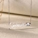Customized Panda Bear Necklace With Namepersonalized Panda - Etsy