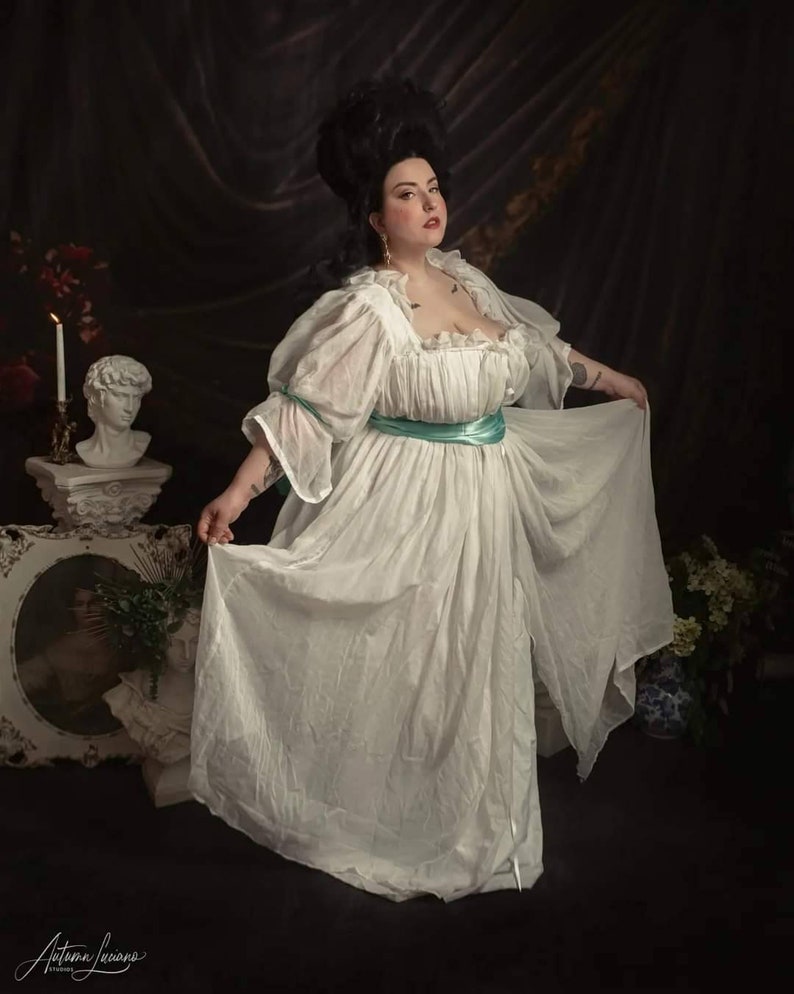 Chemise à La Reine Marie Versailles Summer Gown Etsy