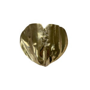 David Marshall Brutalist Brass Wall Light