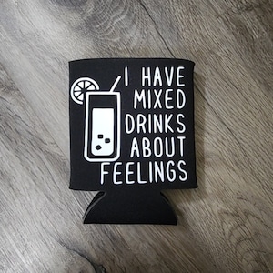 J&#39;ai mélangé des boissons sur les sentiments que le cozie peut rafraîchir.