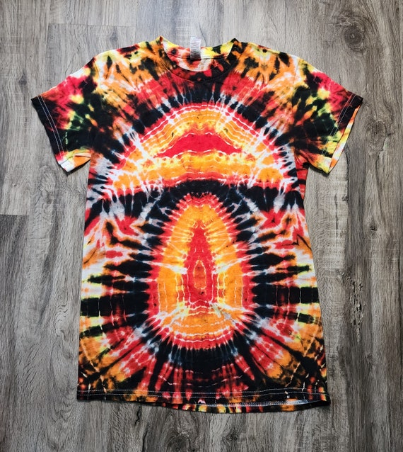 mushroom tie dye t shirt