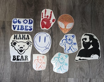 Grateful Dead vinyl stickerpakket *KLAAR VOOR VERZENDING*