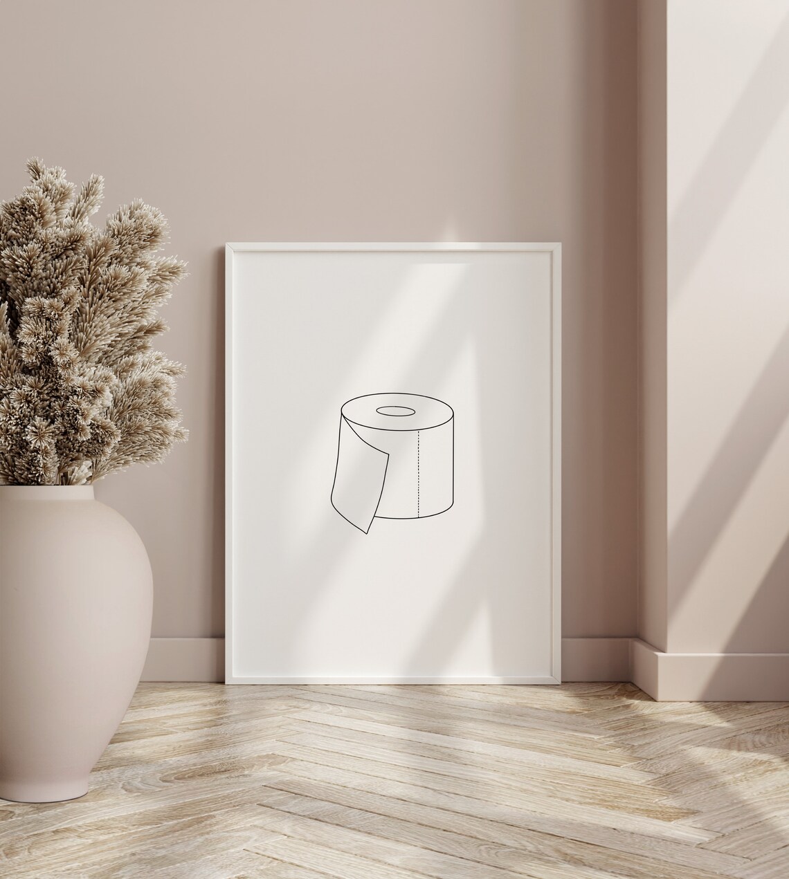 Minimalist Bathroom Wall Art Print, Line Art Simple, Simple Decor ...