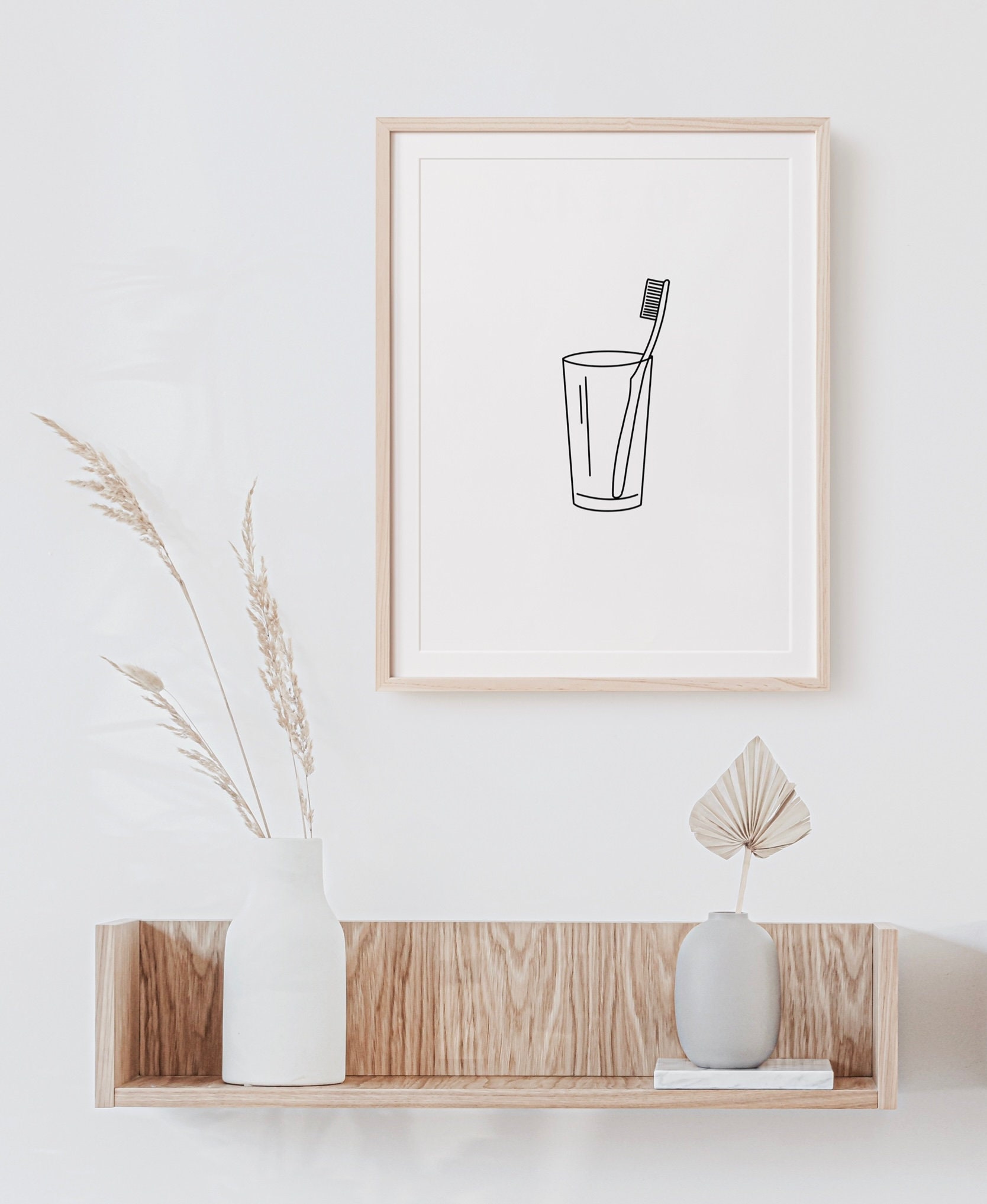 Set of 3 Wall Art Bathroom Art Bathroom Decor Line Art - Etsy