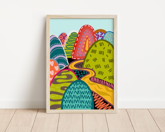 Tableau abstrait moderne sur toile, Ornamental Beat par Steve Roja