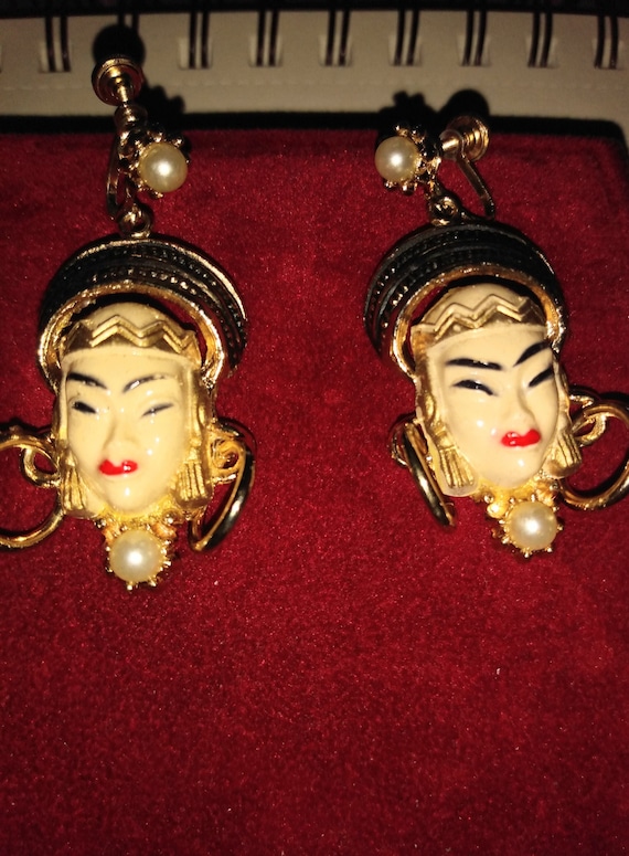 Thai Princess Earrings vintage - image 1