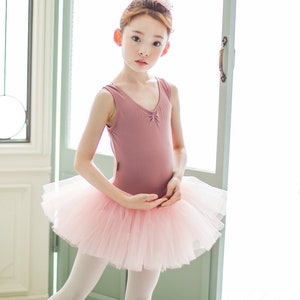 Girls Ballet Tutu Dress | Large Strap Tutu Dress | Leotard with Tutu Skirts | Tutu Dress | Ballet Tutu | Toddler Ballet Dress