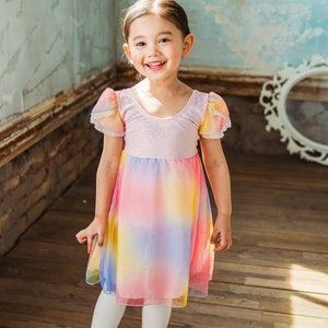 Ballett Chiffonkleid | Leotards für Mädchen Ballett Leotard mit Chiffonröcken | Chiffon-Ballettkleid | Ballettkleid für Kleinkinder