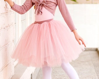 Girls Long Tutu Skirts | Long Ballet Tutu Skirt | Girls Dance Tutu Skirt | Pink Tutu Skirt | Lavender Tutu Skirt