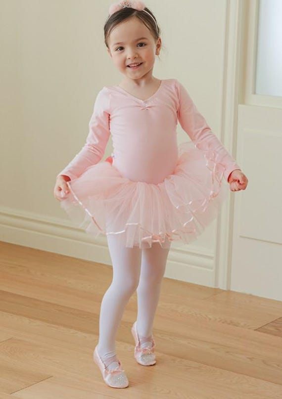 chinese dress ladies Womens Skirted Boat Neck Girly Long Sleeve Ballet Leotard – DANCEYM
