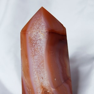 Stunning Carnelian Tower with Druzy!