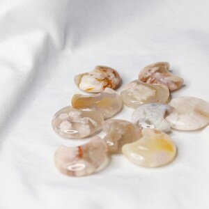 Mini Flower Agate Moons