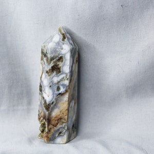 Gorgeous Ocean Jasper Tower with Druzy Pockets!