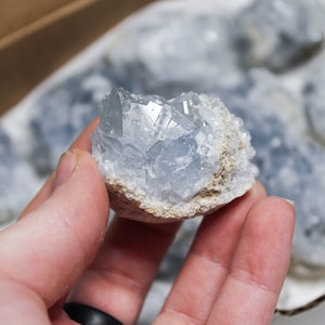 Gorgeous Mini Blue Celestite Clusters!